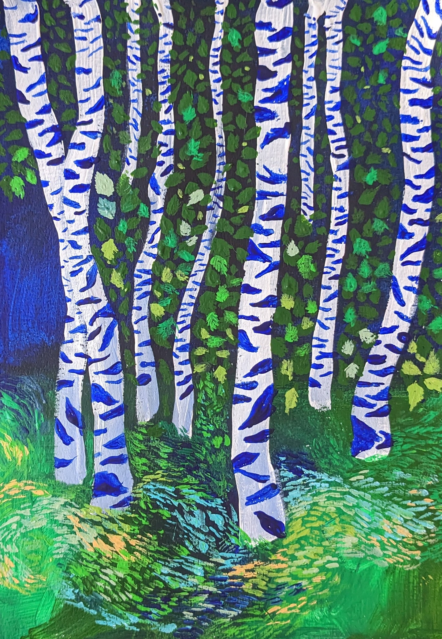 'Paper Birch Trees'